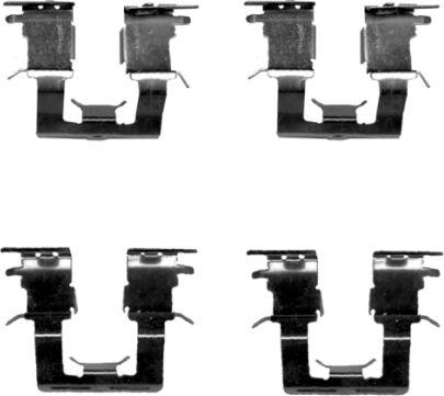 Pagid K0407 - Kit accessori, Pastiglia freno www.autoricambi360.it