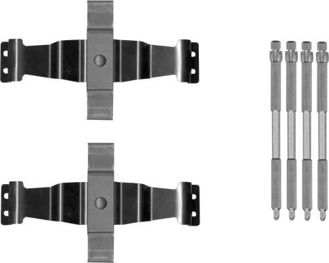 Pagid K0695 - Kit accessori, Pastiglia freno www.autoricambi360.it