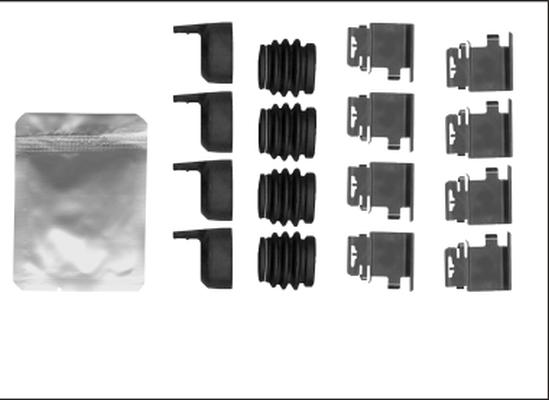 Pagid K0673N - Kit accessori, Pastiglia freno www.autoricambi360.it