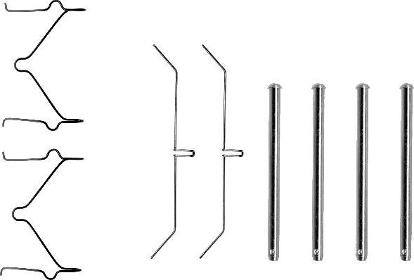 Pagid K0046 - Kit accessori, Pastiglia freno www.autoricambi360.it
