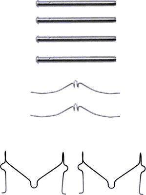 Pagid K0042 - Kit accessori, Pastiglia freno www.autoricambi360.it
