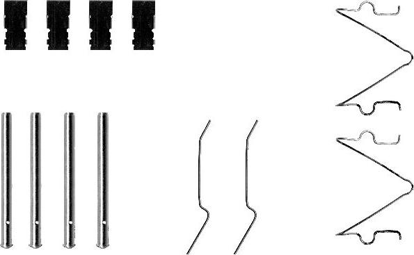 Pagid K0071 - Kit accessori, Pastiglia freno www.autoricambi360.it