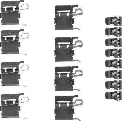 Pagid K0190 - Kit accessori, Pastiglia freno www.autoricambi360.it