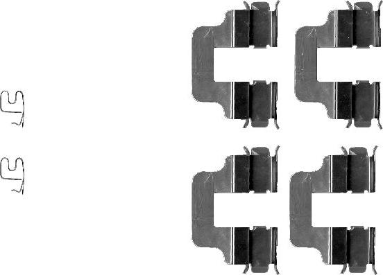 Pagid K0118N - Kit accessori, Pastiglia freno www.autoricambi360.it