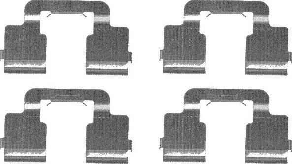 Pagid K0186 - Kit accessori, Pastiglia freno www.autoricambi360.it