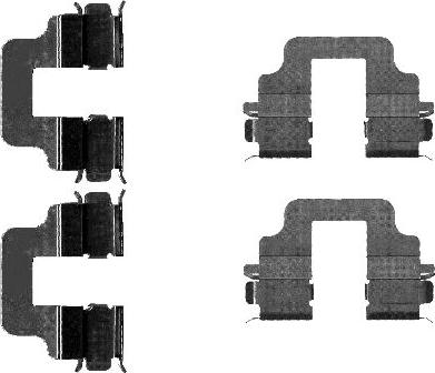 Pagid K0181 - Kit accessori, Pastiglia freno www.autoricambi360.it
