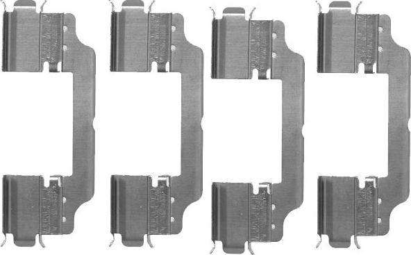 Pagid K0182 - Kit accessori, Pastiglia freno www.autoricambi360.it