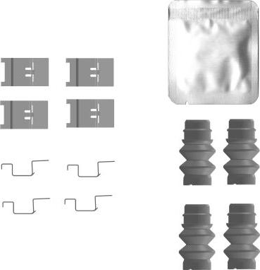 Pagid K0840 - Kit accessori, Pastiglia freno www.autoricambi360.it