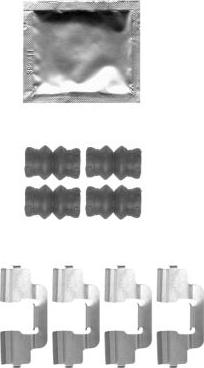 Pagid K0318 - Kit accessori, Pastiglia freno www.autoricambi360.it