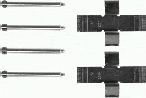 Pagid K0204 - Kit accessori, Pastiglia freno www.autoricambi360.it