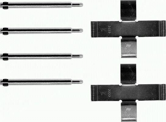 Pagid K0205 - Kit accessori, Pastiglia freno www.autoricambi360.it