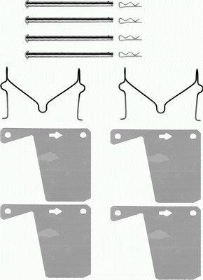 Pagid K0210 - Kit accessori, Pastiglia freno www.autoricambi360.it