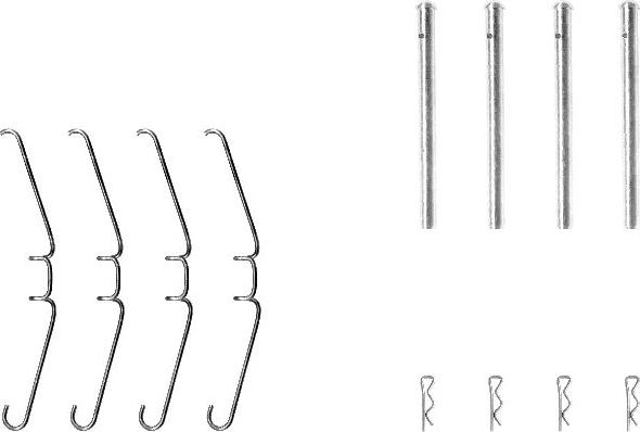 Pagid K0286 - Kit accessori, Pastiglia freno www.autoricambi360.it
