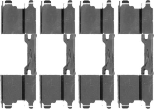 Pagid K0223 - Kit accessori, Pastiglia freno www.autoricambi360.it