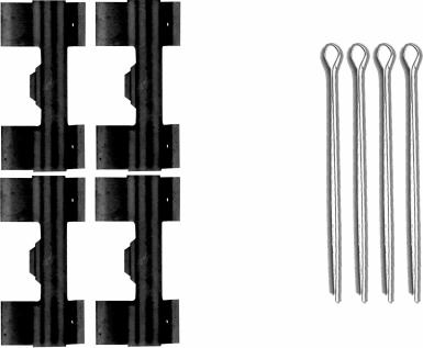 Pagid K0743 - Kit accessori, Pastiglia freno www.autoricambi360.it
