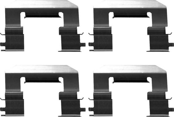 Pagid K0708 - Kit accessori, Pastiglia freno www.autoricambi360.it