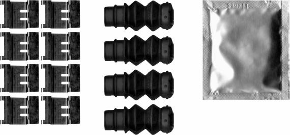 Pagid K0702 - Kit accessori, Pastiglia freno www.autoricambi360.it