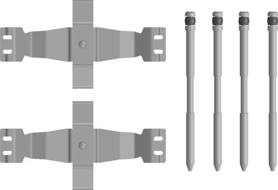 Pagid K0780 - Kit accessori, Pastiglia freno www.autoricambi360.it