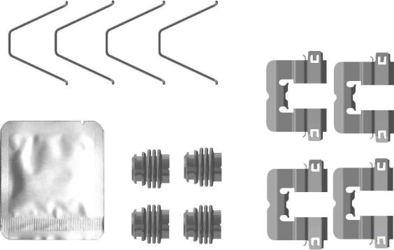 Pagid K0777N - Kit accessori, Pastiglia freno www.autoricambi360.it