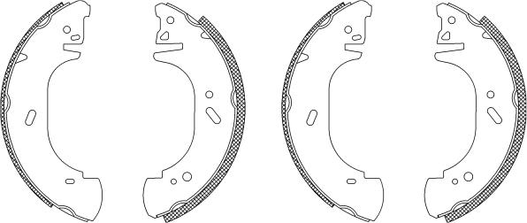 Pagid Q0795 - Kit ganasce freno www.autoricambi360.it