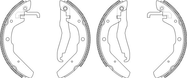 Pagid Q1175 - Kit ganasce freno www.autoricambi360.it