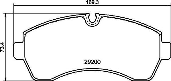 Pagid T5171 - Kit pastiglie freno, Freno a disco www.autoricambi360.it