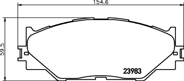 Pagid T1541 - Kit pastiglie freno, Freno a disco www.autoricambi360.it
