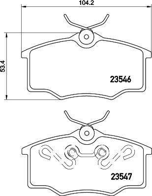 Pagid T1352 - Kit pastiglie freno, Freno a disco www.autoricambi360.it