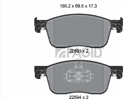 Pagid T2666N - Kit pastiglie freno, Freno a disco www.autoricambi360.it