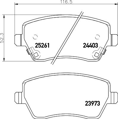 Pagid T2087 - Kit pastiglie freno, Freno a disco www.autoricambi360.it