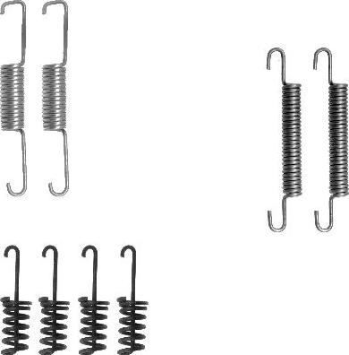 Pagid X0165 - Kit accessori, Ganasce freno stazionamento www.autoricambi360.it