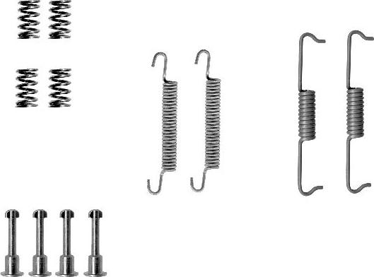 Pagid X0175N - Kit accessori, Ganasce freno stazionamento www.autoricambi360.it