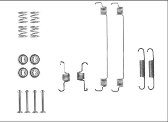 Pagid X0263 - Kit accessori, Ganasce freno www.autoricambi360.it