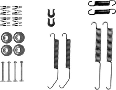 Pagid X0238 - Kit accessori, Ganasce freno www.autoricambi360.it