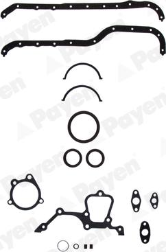Payen EH850 - Kit guarnizioni, Monoblocco www.autoricambi360.it