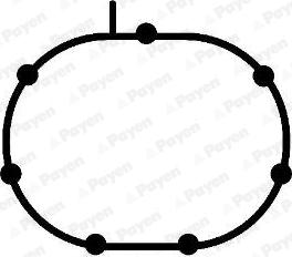 Payen JD5987 - Guarnizione, Collettore aspirazione www.autoricambi360.it