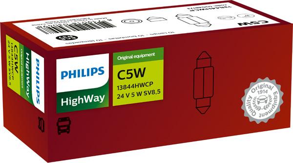 PHILIPS 13844HWCP - Lampadina, Luce targa www.autoricambi360.it