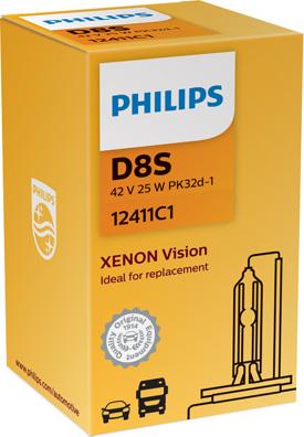 PHILIPS 12411C1 - Lampadina, Faro principale www.autoricambi360.it