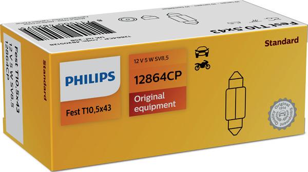 PHILIPS 12864CP - Lampadina, Luce targa www.autoricambi360.it