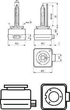 PHILIPS 85415XV2S2 - Lampadina, Faro principale www.autoricambi360.it