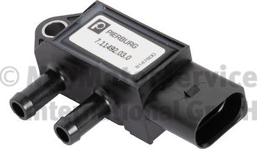 Pierburg 7.11492.03.0 - Sensore, Pressione gas scarico www.autoricambi360.it