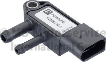 Pierburg 7.11492.02.0 - Sensore, Pressione gas scarico www.autoricambi360.it