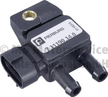 Pierburg 7.11190.14.0 - Sensore, Pressione gas scarico www.autoricambi360.it