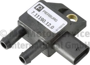 Pierburg 7.11190.12.0 - Sensore, Pressione gas scarico www.autoricambi360.it
