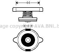 Prasco 980011 - Tappo, radiatore www.autoricambi360.it