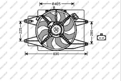 Prasco AA640F003 - Ventola, Raffreddamento motore www.autoricambi360.it