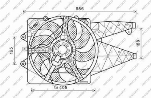Prasco AA210F003 - Ventola, Raffreddamento motore www.autoricambi360.it