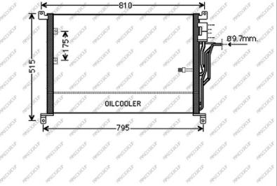 Prasco AD062C001 - Condensatore, Climatizzatore www.autoricambi360.it