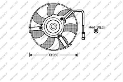 Prasco AD017F001 - Ventola, Raffreddamento motore www.autoricambi360.it