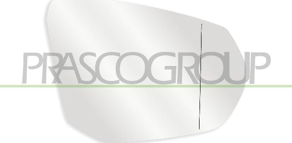 Prasco AD7307513 - Vetro specchio, Specchio esterno www.autoricambi360.it